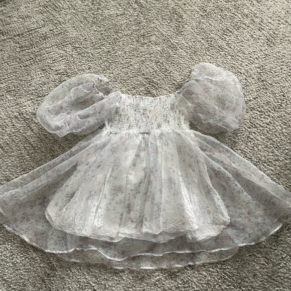 ✨puff sleeve white mini dress - Picture 6 of 7